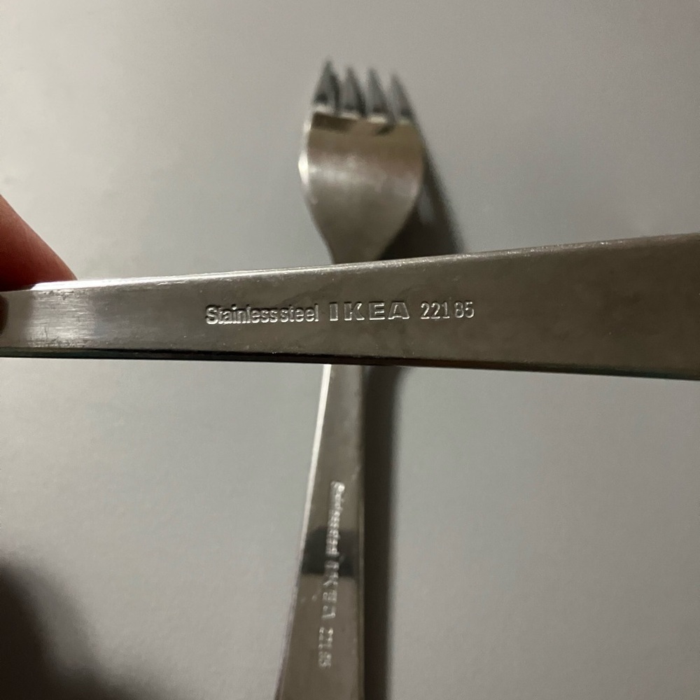 IKEA Silver Flatware Dining Forks Elegant Design - Picture 4 of 4